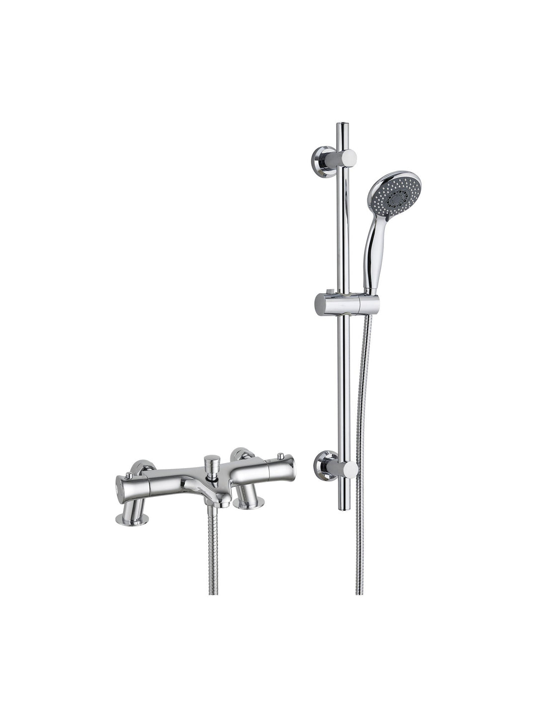 Plumb Essential Thermostatic Bath Shower Mixer Riser Kit