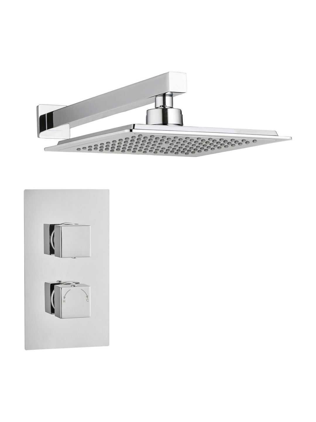 2 Handle Single Outlet Square Wall Kit