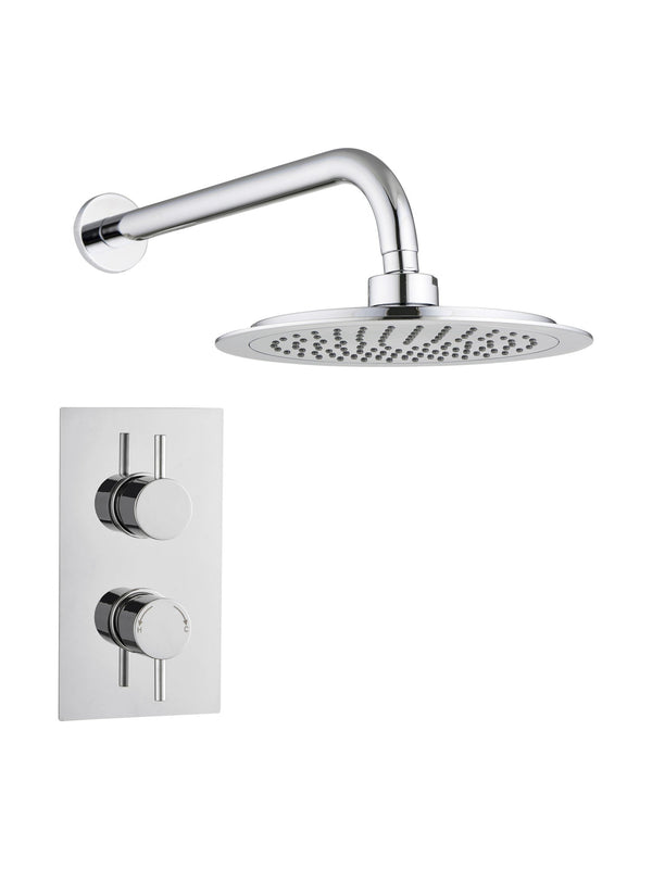 2 Handle Single Outlet Round Wall Kit