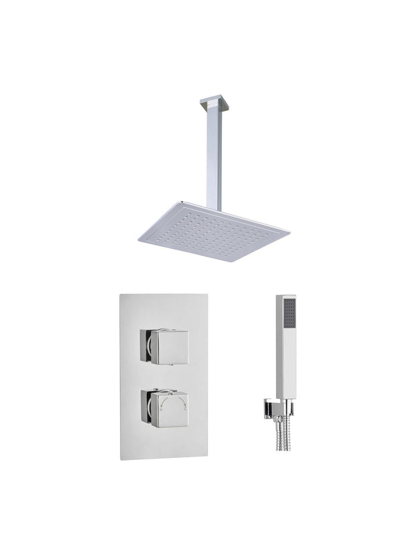 2 Handle 2 Outlet Square Ceiling Kit