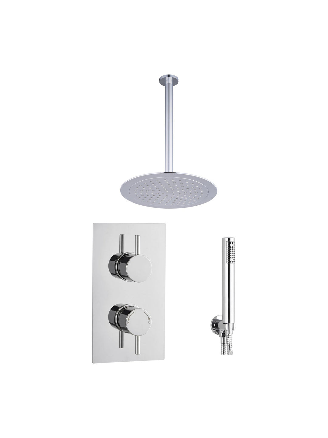 2 Handle 2 Outlet Round Ceiling Kit