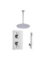 Load image into Gallery viewer, 2 Handle 2 Outlet Round Ceiling Kit
