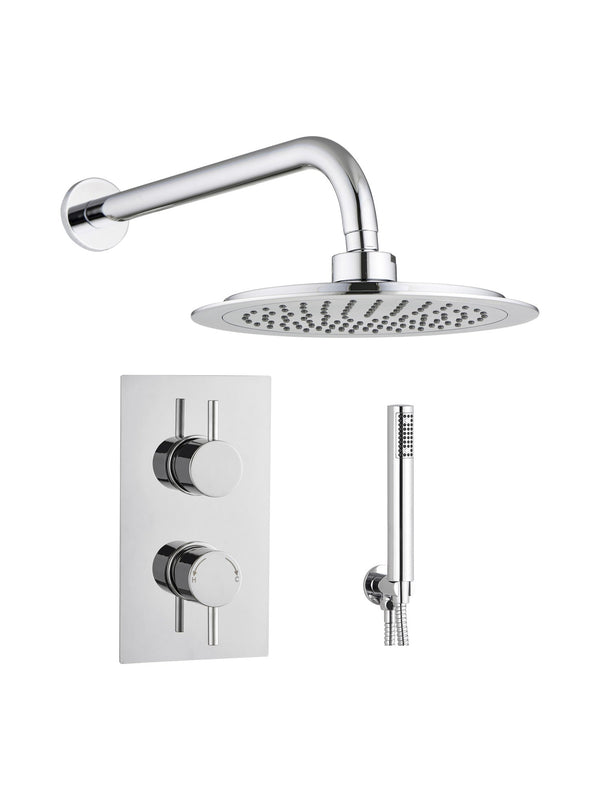 2 Handle 2 Outlet Round Wall Kit