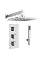 Load image into Gallery viewer, 3 Handle Twin Outlet Square Twin Wall Kit
