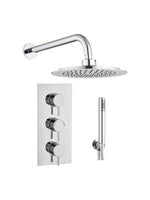 Load image into Gallery viewer, 3 Handle Twin Outlet Round Twin Wall Kit

