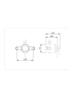 Load image into Gallery viewer, Conwy Concentric Thermostatic Mixer Valve (Exposed)
