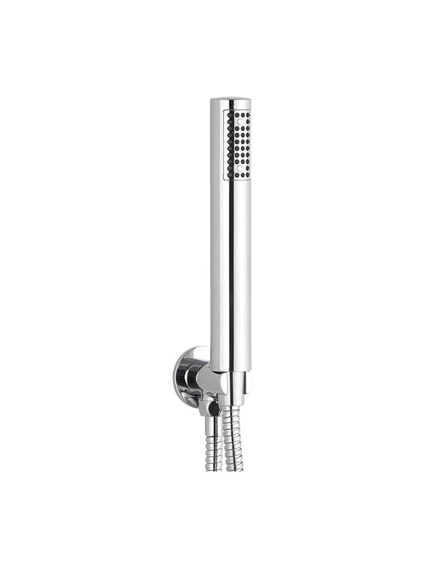 Brass Shower Elbow Wall Outlet with Shower Handset Round