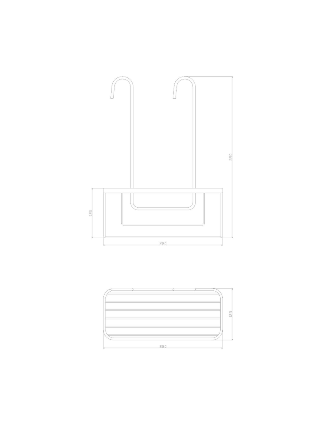 Shower Valve Basket Caddy
