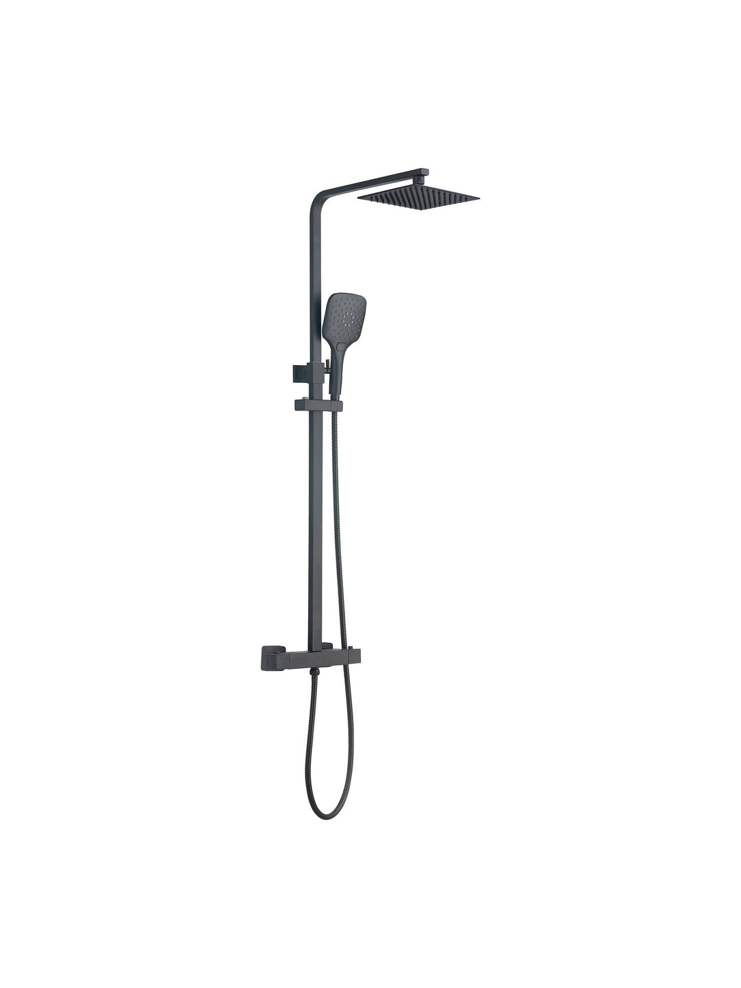 Menai Premium Square Thermostatic Overhead Shower Kit
