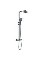Load image into Gallery viewer, Menai Premium Square Thermostatic Overhead Shower Kit
