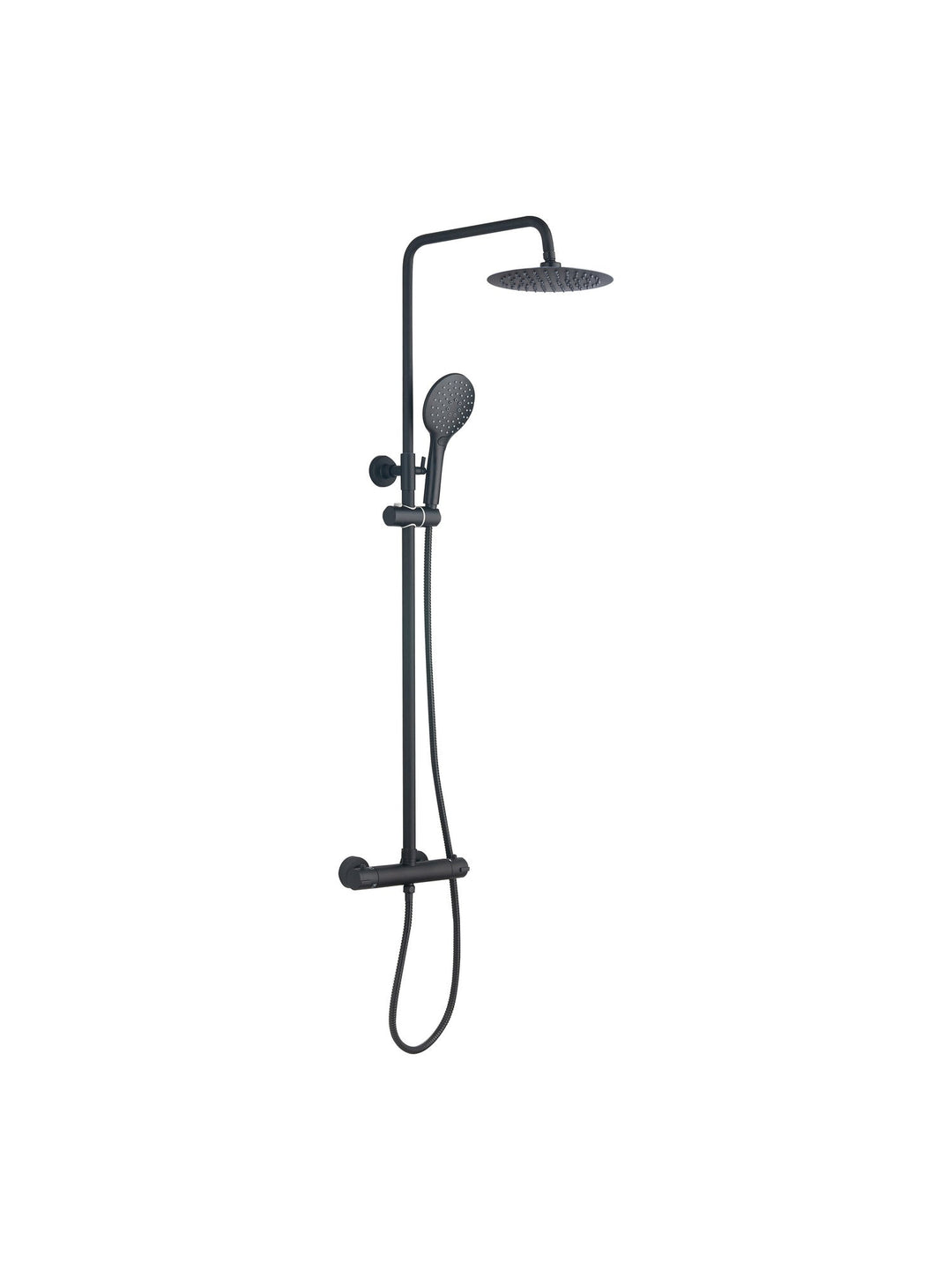 Menai Premium Round Thermostatic Overhead Shower Kit