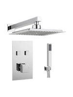 Load image into Gallery viewer, Twin Push Button Concealed Overhead Kit Square
