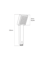 Load image into Gallery viewer, 3 Mode Chrome Shower Handset
