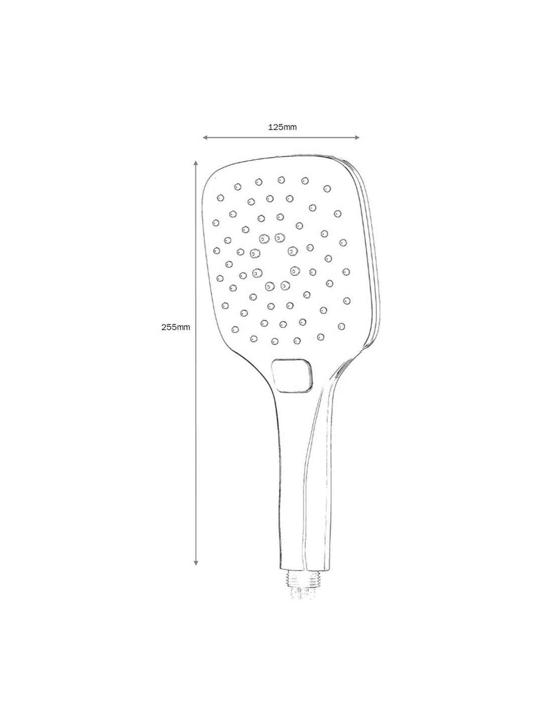 3 Mode Push Button Square Handset Retail