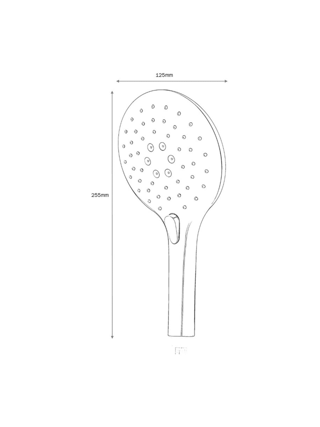 3 Mode Push Button Round Handset Retail