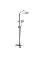 Load image into Gallery viewer, Plumb Essential Round Thermostatic Overhead Shower Kit
