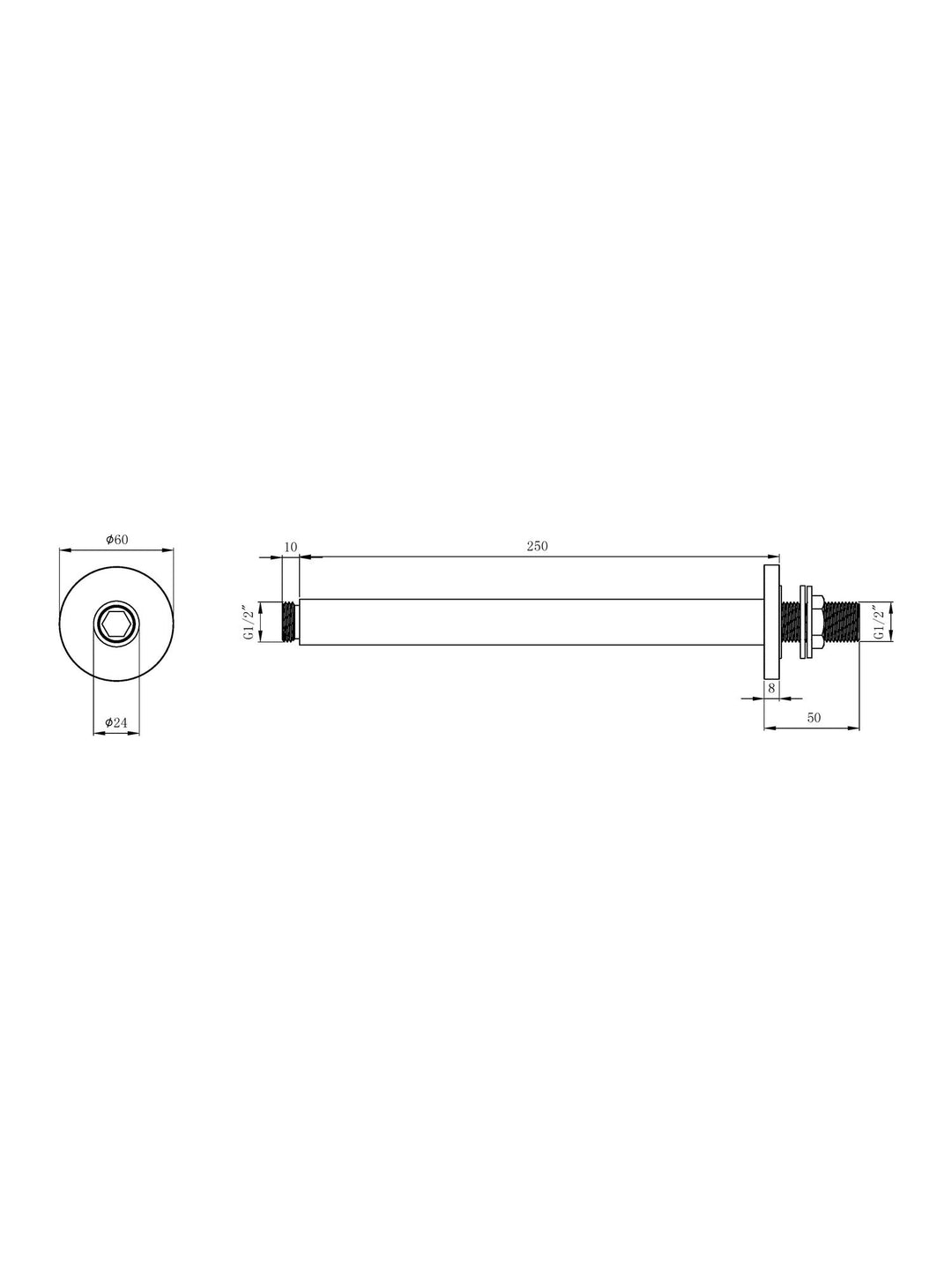 Ceiling Outlet Arms