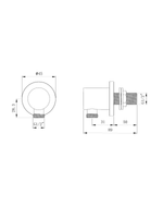 Load image into Gallery viewer, Brass Shower Wall Outlet Elbows Round
