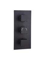 Load image into Gallery viewer, Orca Concealed Thermostatic 2 Way Shower Valve Square 3 Handle

