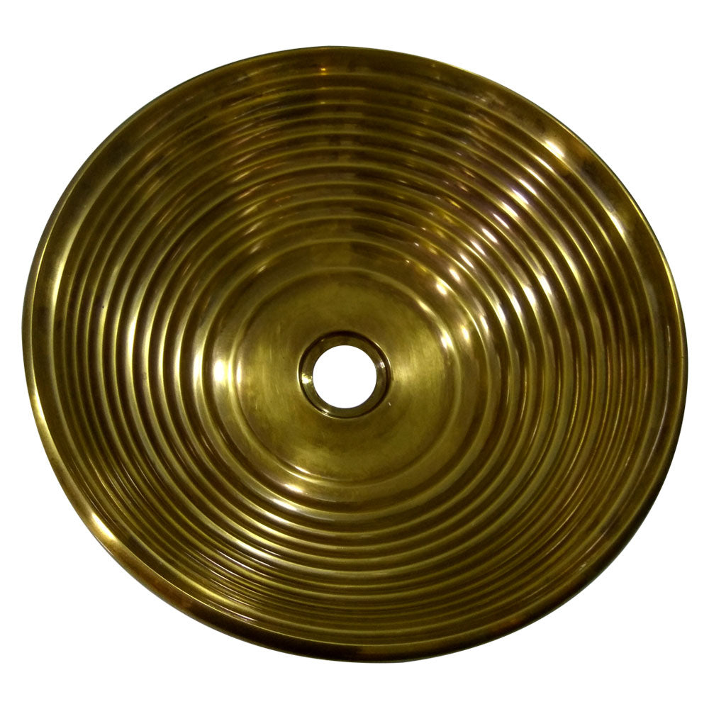 Cast Bronze Sink Round Antique Bronze Finish