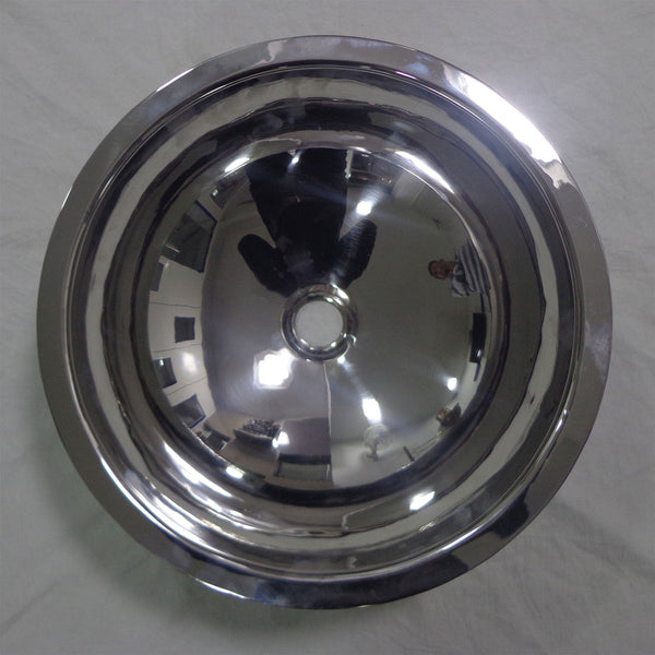 Double Wall Steel Sink Shiny Finish