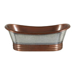 Load image into Gallery viewer, Glass Mosaic Copper Bathtub
