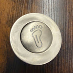 Load image into Gallery viewer, Tin Finish Brass Popup Waste for Bathtubs
