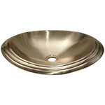 Load image into Gallery viewer, Cast Bronze Sink Oval Shiny Yellow
