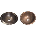 Load image into Gallery viewer, Hammered Antique Copper Bowl Sink
