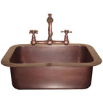 Load image into Gallery viewer, Single Wall Drop-In Copper Sink
