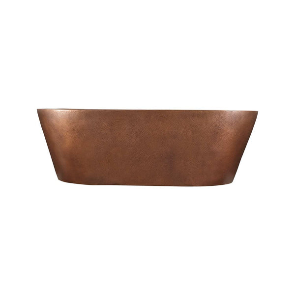 Hammered Double Wall Copper Bathtub