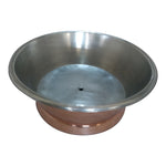 Load image into Gallery viewer, Round Copper Tub Inside Tin Outside Polish Copper
