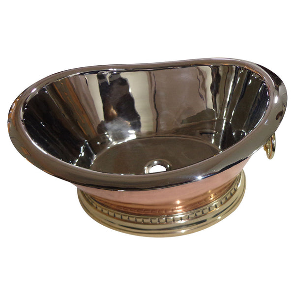 Beverage Tub Style Copper Sink