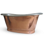 Load image into Gallery viewer, Copper Bathtub Tin Inside Shiny Copper Outside
