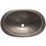 Load image into Gallery viewer, Copper Sink Oval Hammered Shape
