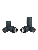Load image into Gallery viewer, Corner Towel Rail Radiator Valves
