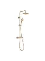 Load image into Gallery viewer, Plumb Essential Round Thermostatic Overhead Shower Kit
