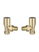 Load image into Gallery viewer, Modern Round Radiator Valves
