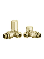 Load image into Gallery viewer, Corner Towel Rail Radiator Valves
