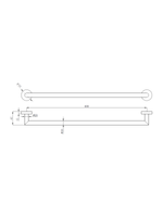 Load image into Gallery viewer, Melbourne Round Single Towel Rail
