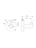 Load image into Gallery viewer, Melbourne Round Robe Hook
