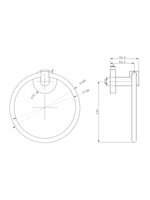 Load image into Gallery viewer, Melbourne Round Towel Ring
