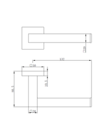 Load image into Gallery viewer, Sydney Square Toilet Roll Holder
