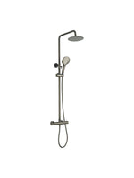 Load image into Gallery viewer, Menai Premium Round Thermostatic Overhead Shower Kit
