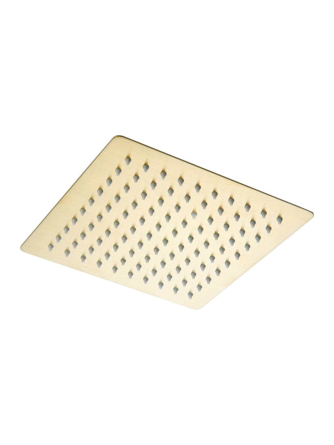 250mm Brushed Brass Shower Heads Square