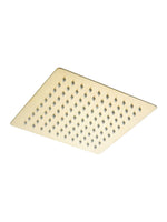 Load image into Gallery viewer, 250mm Brushed Brass Shower Heads Square
