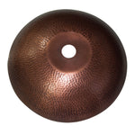 Load image into Gallery viewer, Double Wall Round Copper Sink Hammered 18 x 5
