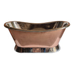 Load image into Gallery viewer, Slanting Base Copper Bathtub Nickel Inside &amp; on Base Copper Outside
