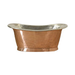 Load image into Gallery viewer, Copper Bathtub Tin Inside Shiny Copper Outside
