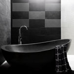Load image into Gallery viewer, Double Wall Copper Bathtub Charcoal Black Antique - Eclipse Oval Design
